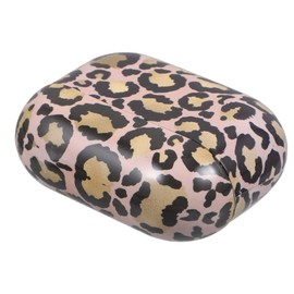 WOONEKY Leopard Print Case Cover Earphone Case Pro2 Protector Soft Material Scratchproof Fashionable Wireless Earphone Sleeve