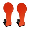 Atflbox 2Pcs 3/8" AR500 12.8'' Classic Popper Steel Shooting Target,