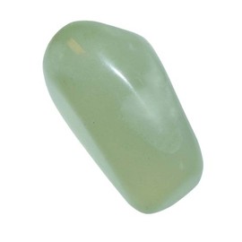 Jade Serpentine Tumble Stone XL Worry Stone Waterstone (3320) Light Green