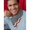 Motique Accessories Cotton Print Bandana (Wavy American Flag)