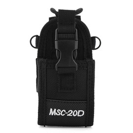Radio Bag, MSC-20D Upgrade Version Universal Portable Nylon Talkie Two Way Radio Case Holder Bag Pouch,with Adjustable Detachable Shoulder Strap Belt