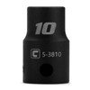 Capri Tools 10 mm Shallow Impact Socket, 3/8-Inch Drive, 12-Point,
