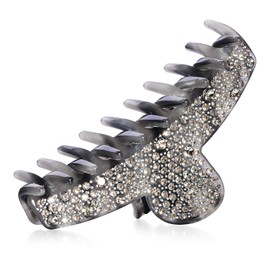 She's [Monet Impression]Large Resin Hair Claw, Lightweight Original Design, Non-Slip Grip for All Hair Types, Stylish and Durable Hair Accessory for Women