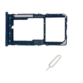 UPONEW for Motorola Moto G Play 2023 XT2271 XT2271-5 Sim Card Tray SD Sim Card Holder Container Replacement Part Black