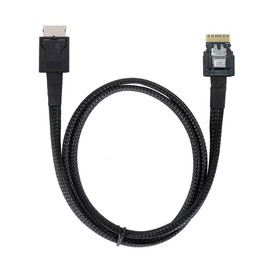 cablecc OcuLink PCIe PCI-Express SFF-8611 4i to SFF-8654 Slimline SSD Data Active Cable 50cm