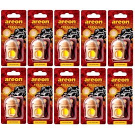 Areon Fresco Car Air Freshener Black Crystal 4 Milliliters Multi Pack Of 10