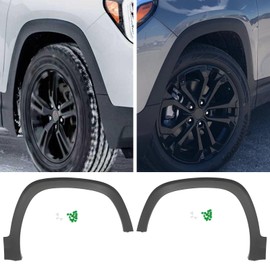 LUNUMAOS Front Wheel Arch Molding Trim, Front Wheel Arch Molding for GMC 2022-2023 Terrain AT/2018-2021 Terrain SL/2018-2023 Terrain, Car Side Wheel Molding Splash Guard (Driver + Passenger Side)