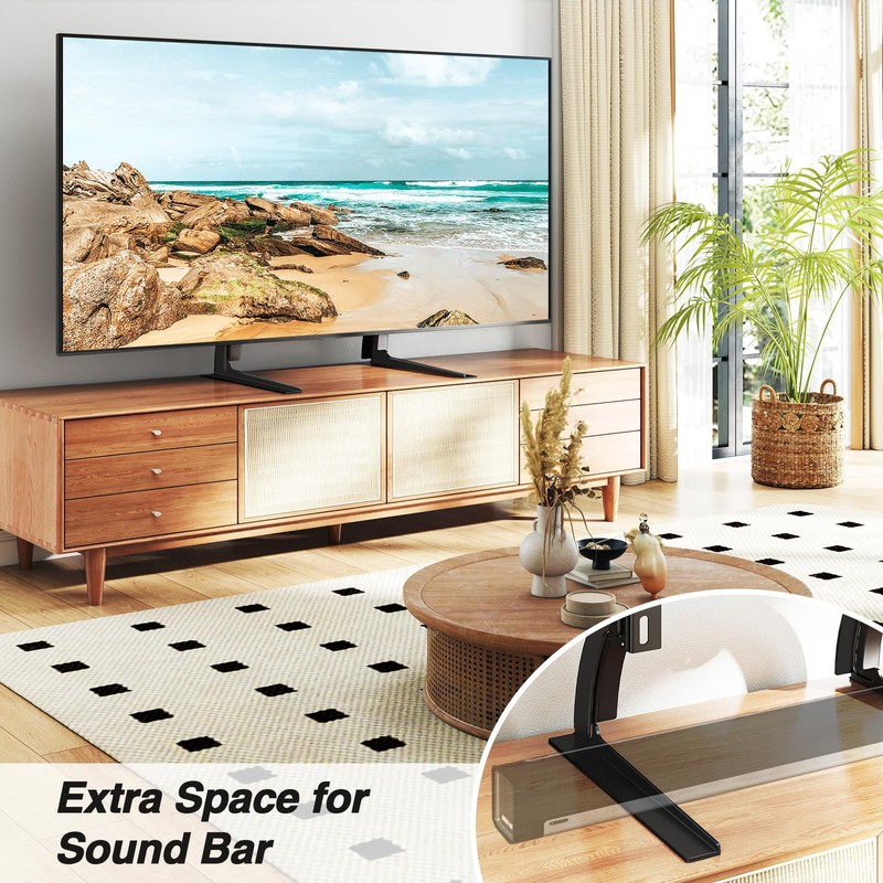 5Rcom TV Stand Mount, Universal TV Stand Tabletop for 22
