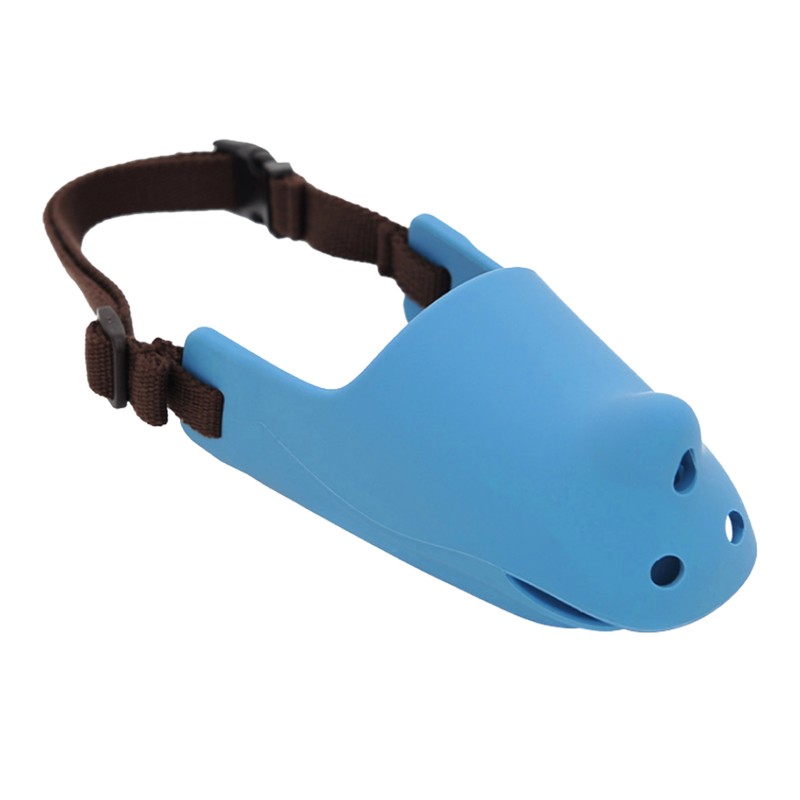 Dog Silicone Mouth Cover Bite and Bark Prevention Breathable Adjustable