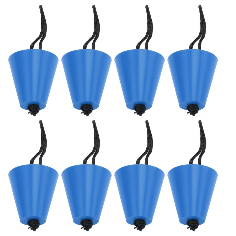 8Pcs/Set Kayak Scupper Plug Silicone Drain Hole Bung Stopper with