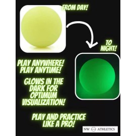 NW Athletics Glow in the Dark Lacrosse Ball-2 Pack-The Original