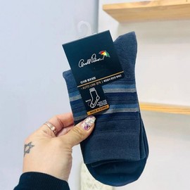 Men's Mid-Calf Ringel 3-Tier Dress Socks (Random Color) AP5511 5ea