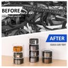 Hongtuocb 3 Layers Acrylic Belt Organizer for Closet, Belt Holder