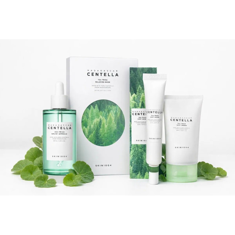 Kit 4 Pzs Skin1004 Madagascar Centella Tea-trica Grasa Acne