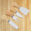 Juego de 4 Cuchillos Multifuncionales para Queso con Mango de