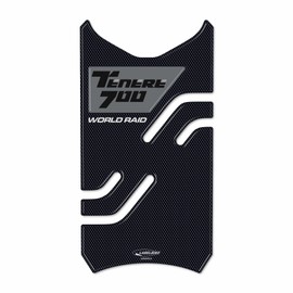 labelbike - Tank PAD Stickers Travel Gel 3D Motorbike Tank Protection Compatible with Yamaha TENERE 700 2022 Grey