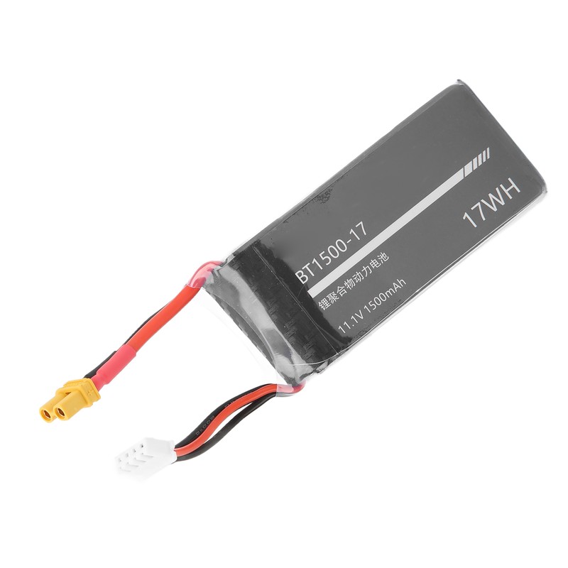 RC 1500mAh Lipo Battery 11.1V Provide Strong Power XT30 Output