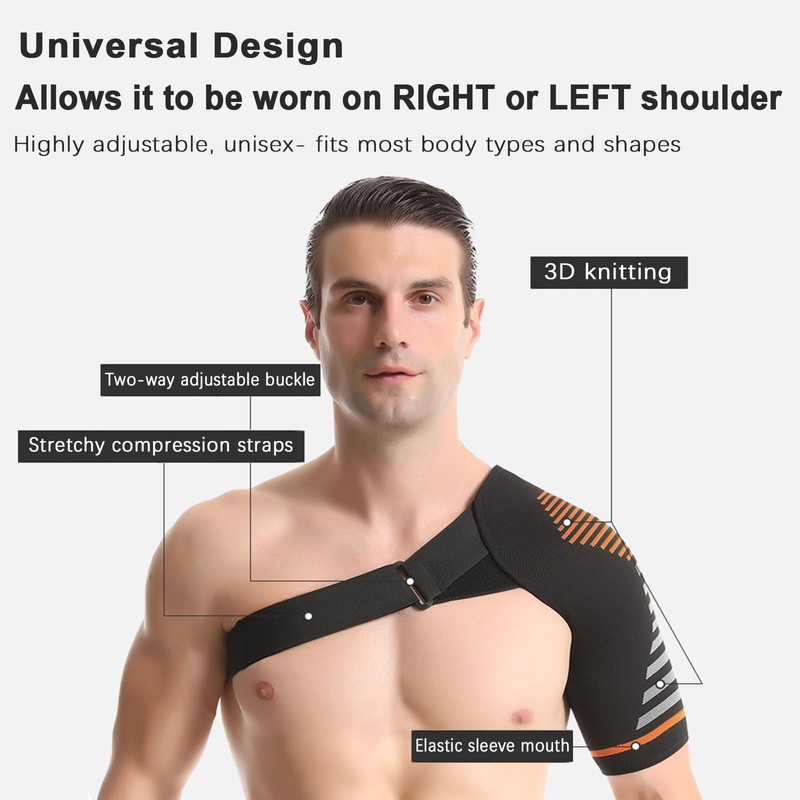 Jorun Shoulder Support Brace for Men & Women - Adjustable