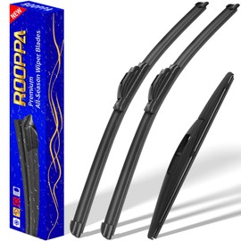 3 wipers Replacement for Mitsubishi Outlander Sport 2011-2022, Windshield Wiper Blades Original Equipment Replacement - 24"/21"/10" (Set of 3) U/J Hook
