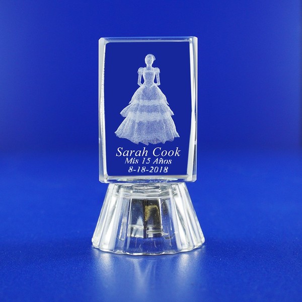 12 Pcs Personalized Custom Laser Engraving Cube Party Favor -