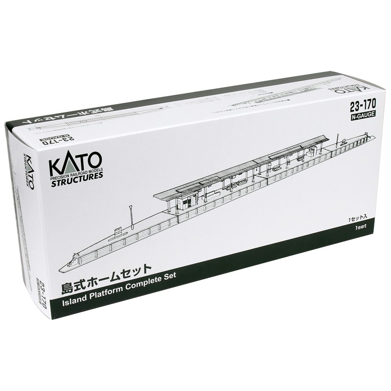 Kato N Gauge Island Style Platform Set 23-170 Model Railway