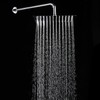 RODDEX Square Rain Shower Head, High Pressure Rainfall Showerhead, Large