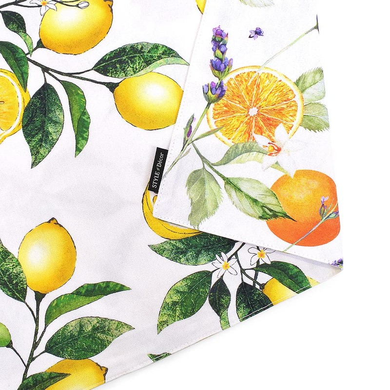 W2601800 Reversible Table Runner, 100% Cotton, Scandinavian, Stylish, Table Center,