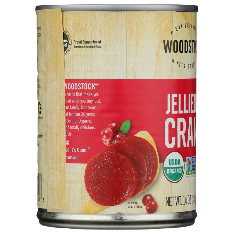 Woodstock Farms - Organic Jellied Cranberry Sauce - 14 oz.