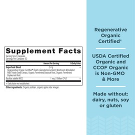 Ancient Nutrition Regenerative Organic Certified Liver Cleanse Supplement, Ancient Herbals Liver Cleanse with Milk Thistle, Burdock Root & Reishi for Optimal Liver Support, Gluten Free, 90 Count