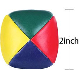 Juggling Balls Set for Beginners, Mini Juggling Balls, Durable Juggle Ball Kit, Soft Easy Juggle Balls, Multicolored (6 Packs)