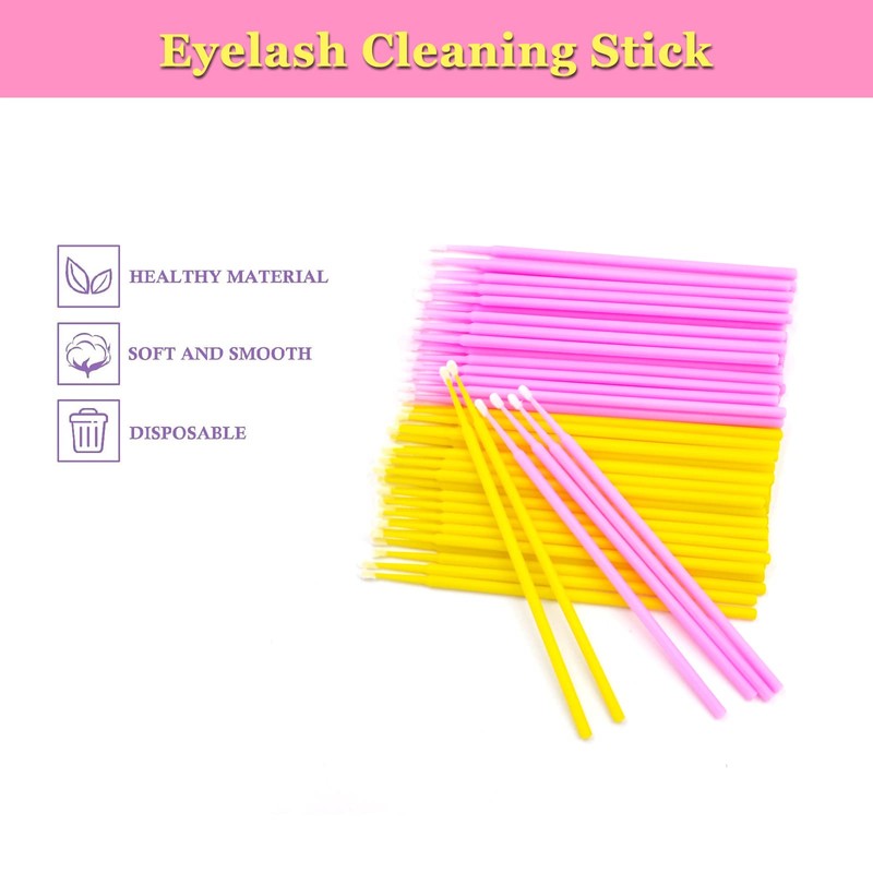 400Pcs Micro Applicators Brushes, Disposable Applicator Eyelash Brushes, Disposable Makeup