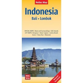 Bali / Lombok nel.map Indonesia: reiß- und wasserfest, waterproof and tear-resistant, indéchirable et imperméable, irrompible & impermeable | 1 : 180,000