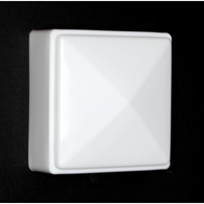New Plastic White 2x2 Fence Post Caps for Metal, Plastic,Vinyl