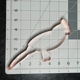 Cardinal Figurine Bird Cookie Cutter - Handcrafted Copper Cardinal Cookie Cutter for Cardinal Lovers & Collectors -USA Made - Food Safe, Durable - Includes Recipe, Versatile Use