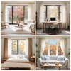 Wood Curtain Rods for Windows 48 to 84 Inch, Adjustable