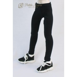 Petite Marie 1/3 MDD Compatible 9/4 Length Leggings Black Spats Fitness Pants Leggings Daily Pants Casual Pants 15.7 inches (40 cm) Doll BJD Doll Clothes [Petite Marie] [No.0151]
