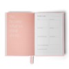 The Head Plan Undated Wellness and Goal-Setting Journal, Soft Pink
