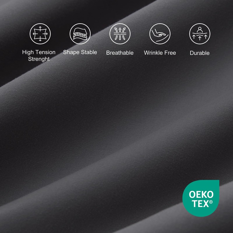 Sonive King Size Fitted Sheets, 30 cm Deep Brushed Microfiber