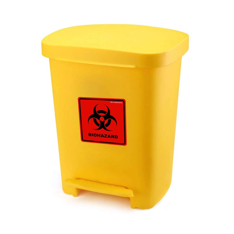 Biohazard Stickers- 5.5" x 5.5" Biohazard Labels (Pack of 10)