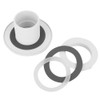 G2in Male Thread Plastic Swimming Pool Drainer Floor Drain Outlet
