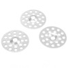 TAICHEUT 600 PCS Metal Plaster Washers, 1 inch, Flat, Silver,