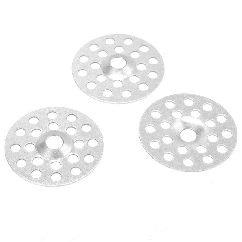 TAICHEUT 600 PCS Metal Plaster Washers, 1 inch, Flat, Silver,