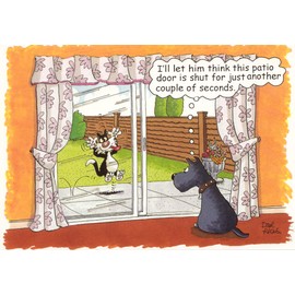 Dogs Revenge Funny HUMOUROUS Birthday Card The Funny Side of Life!