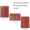 GDTK RFID Blocking Leather Passport Holder Cover Case Travel Wallet