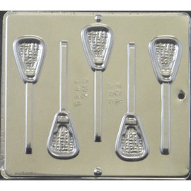 Lacrosse Stick Lollipop Chocolate Candy Mold 3445