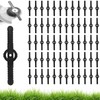 OFKP 60 PCS Grass Strimmer Blades, 14 cm Plastic Replacement