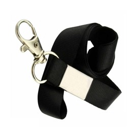 1x Orange Lanyard ID Key Holder Clip Name Tag ID Card Case Holder Neck Strap