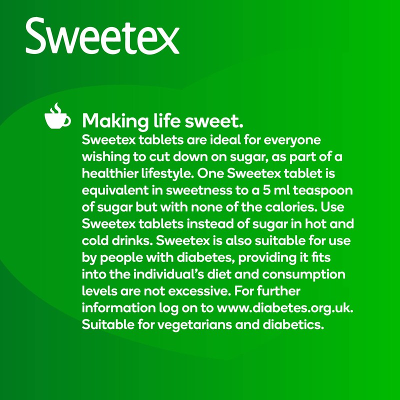 Sweetex Tablets Dispenser 600 Tablets, Pack of 12, Total 7200