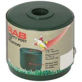 RAB Lighting MCAP3VG Mighty Post Cap for 3" Pipe, 2-7/8" OD, Verde Green, Multicolor