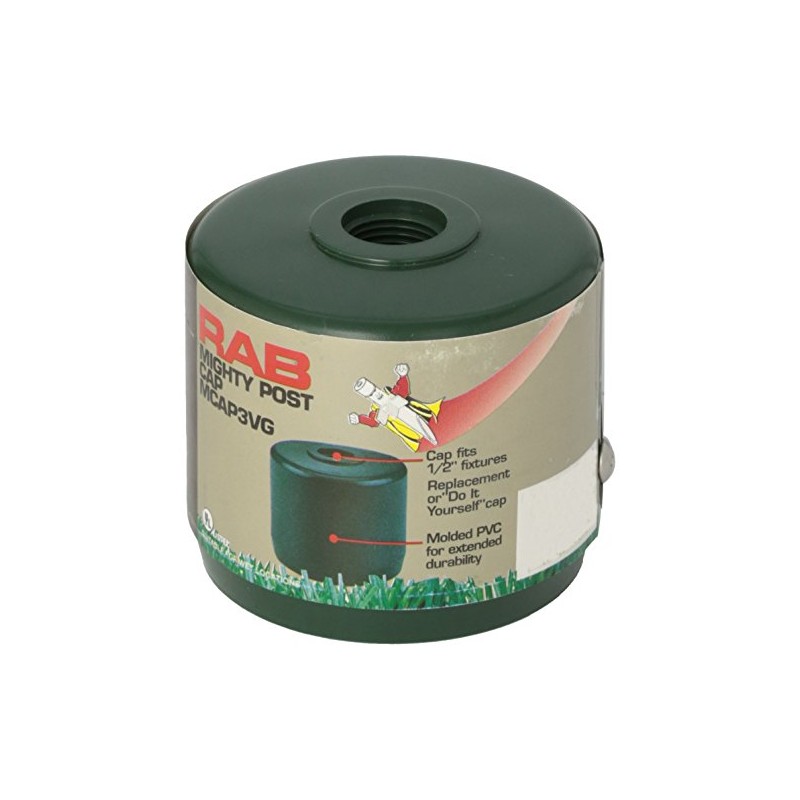 RAB Lighting MCAP3VG Mighty Post Cap for 3" Pipe, 2-7/8"
